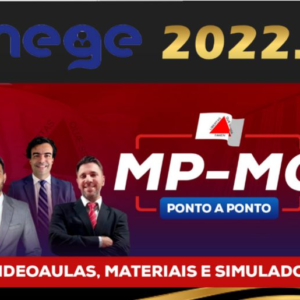 MP MG – Ponto a Ponto – Promotor -MEGE 2022 – Ministério Público de Minas Gerais- Rateio MPMG Promotor