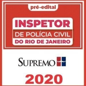 PC RJ - INSPETOR - AOCP - SUPREMO - RATEIO PCRJ POLICIA CIVIL RIO DE JANEIRO