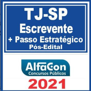 TJ SP POS EDTIAL 2021 - Escrevente Técnico Judiciário - PACOTE COMPLETO  - 2021 - ALFACON - Rateio TJSP Tribunal Justica Sao Paulo ESCRIVAO JUDICIARIO