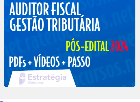 ISS Cuiabá Auditor Fiscal Gestor Pós-edital 2024 - Rateio Estrategia Pos Edital