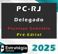 PC-RJ (Delegado) Pacote Teórico -Pacote Teórico – Estrategia 2025 - Rateio PC RJ Rio de Janeiro Delegado Delta PCRJ